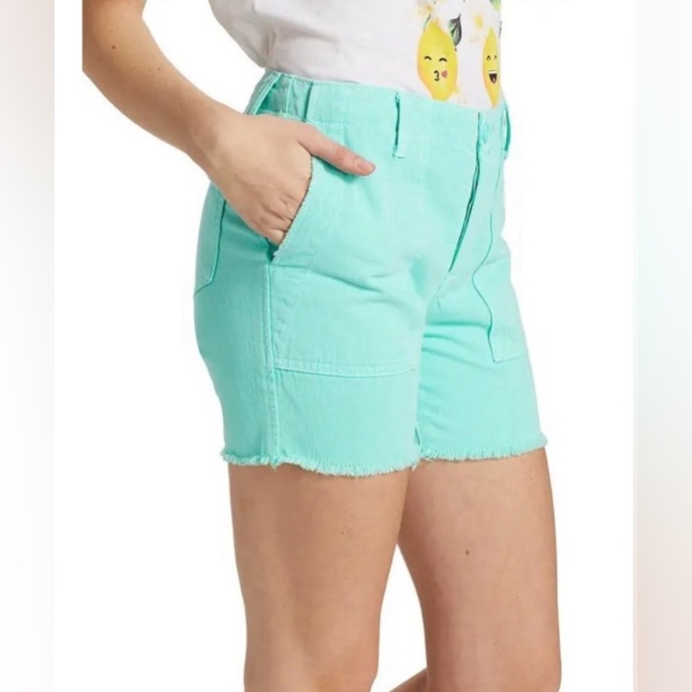 Le Superbe Beach Crawler Maldives Blue Cut Off Shorts Size 6 NWT - Picture 5 of 10